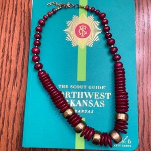 Shop Maude | Local Boutique Antique Red & Gold Beading Adjustable 10.5”